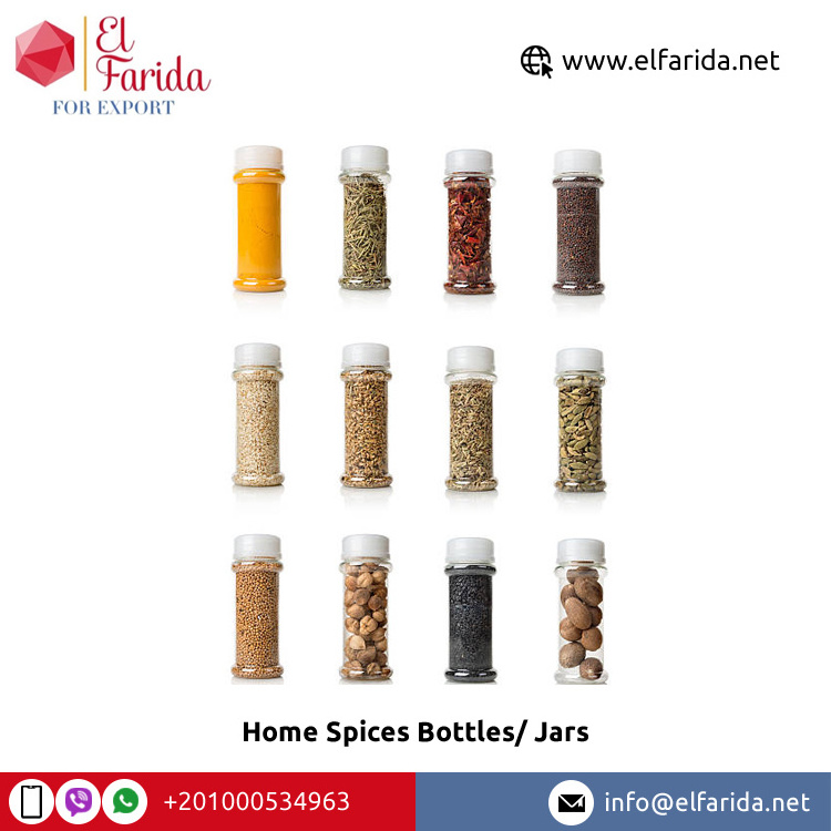 Premium Quality Best Selling Wholesale Single Spices & Herbs Products Home Spices Bottles/ Jars from Egypt Origin Exporter