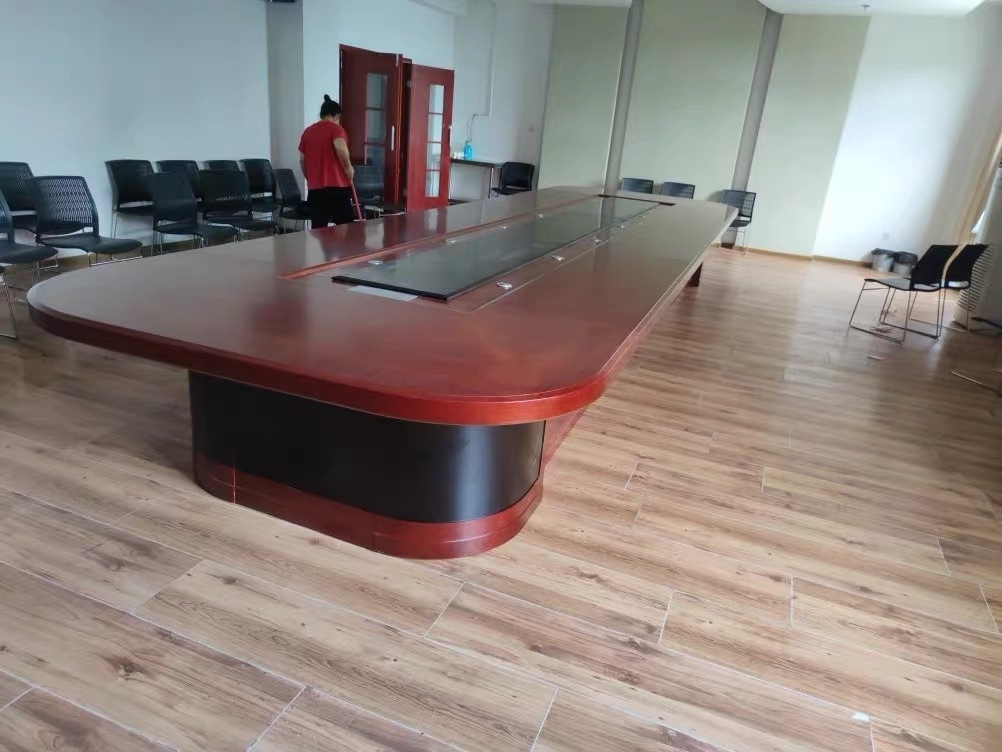 Modern Design  u shaped  artificial marble stone 20 Person Conference Table