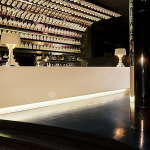 commercial coffee shop modern design fast food restaurant marble bar counters