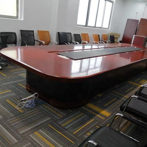 Modern Design  u shaped  artificial marble stone 20 Person Conference Table