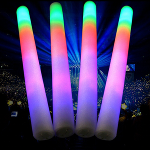 LED foam stick multi color glow stick Glow in Dark Party Supplies Glow Baton Led Flashing Changing Light Cheering Stick