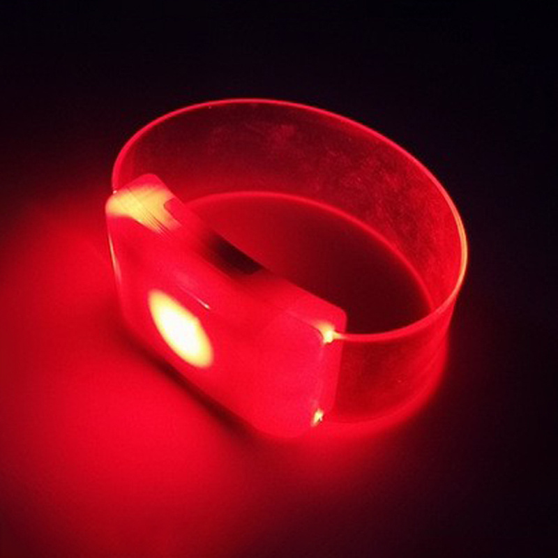 New arrival custom logo DMX Radio control led magnetic wristband remote controlled led lighting bracelets for events