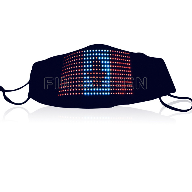 newest full color led screen mask led APP controlled DIY mask