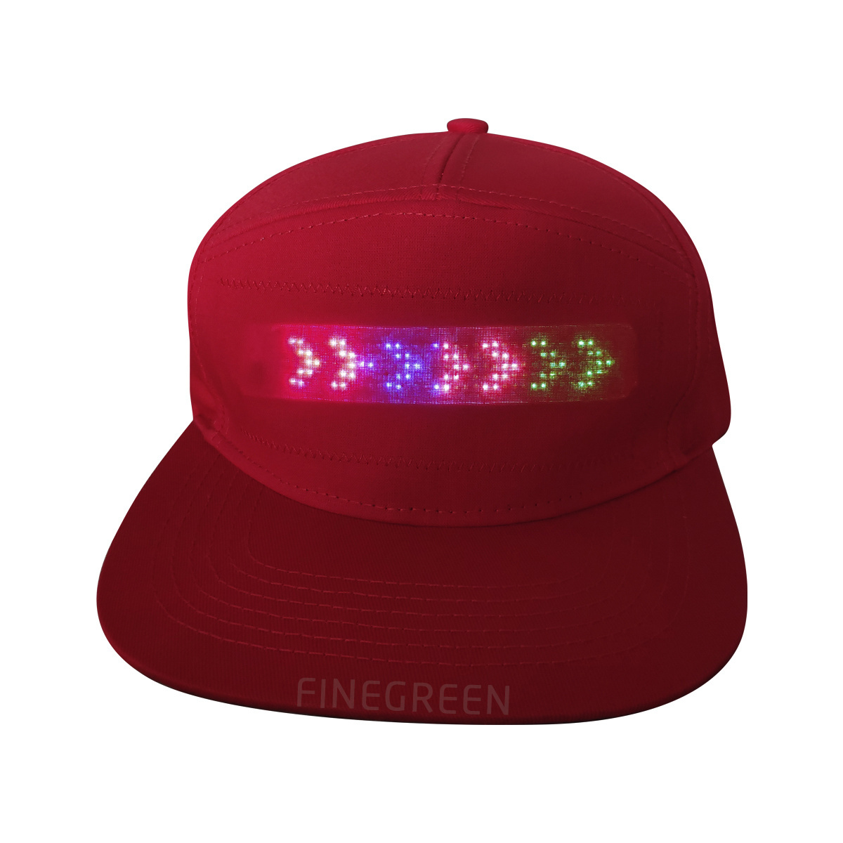 led message caps APP controlled DIY led display screen hats high brightness led hats