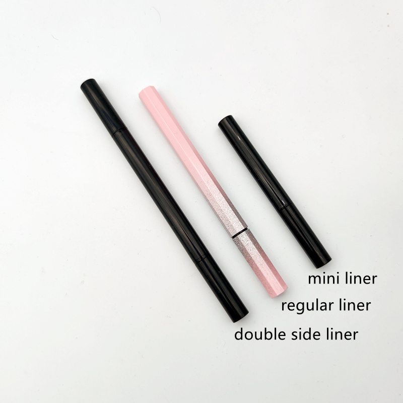 New design self adhesive eyeliner pencil 3d mink eyelashes private label mink lashes magic eyeliner glue pen