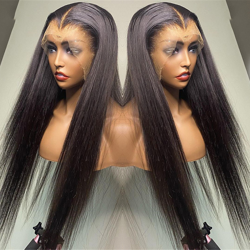 Cheap Bone Straight Human Hair Lace Front Wigs HD Lace Closure Wig Vendors Wholesale Brazilian Human Hair Wigs For Black Women