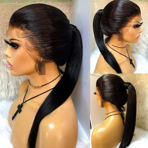 Cheap Bone Straight Human Hair Lace Front Wigs HD Lace Closure Wig Vendors Wholesale Brazilian Human Hair Wigs For Black Women