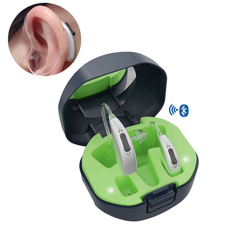 Rechargeable digital hearing aids hearing loss ric bluetooth ear hearing aid