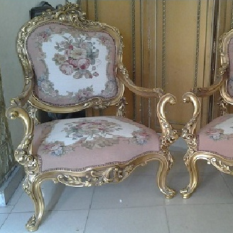 Luxury Antique French Aubusson Tapestry Sofa Set living room furniture set designs royal furniture sofa set