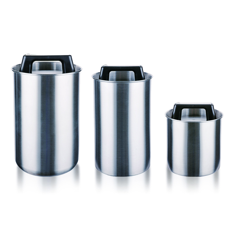 Wholesale Stainless Steel Storage Jar Airscape Coffee Bean SS Air Tight Canister 1-2L Size Coffee Canister