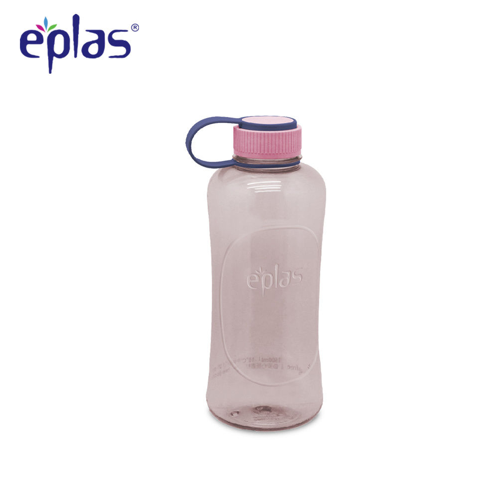 Eplas BPA Free Plastic Tritan Outdoor Bottle Clear Surface Sports Drinking Plastic Water Bottles With Handle Grip