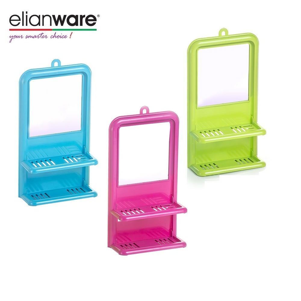 Elianware High Quality Design Multi Colour Layout Frame Decorative Portable Wall Bathroom Reflective Glass Mirror