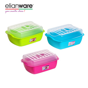 Elianware Freshness Preservative for Lettuce Berry Storage Box Food Keeper Tray Case Food Keeper With Transparent Cover