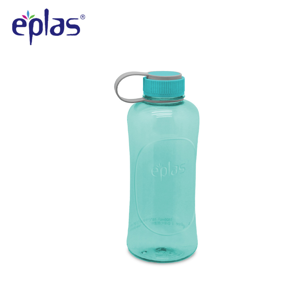 Eplas BPA Free Plastic Tritan Outdoor Bottle Clear Surface Sports Drinking Plastic Water Bottles With Handle Grip