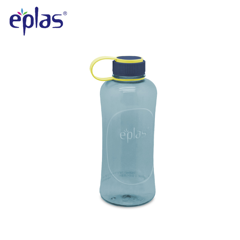 Eplas BPA Free Plastic Tritan Outdoor Bottle Clear Surface Sports Drinking Plastic Water Bottles With Handle Grip