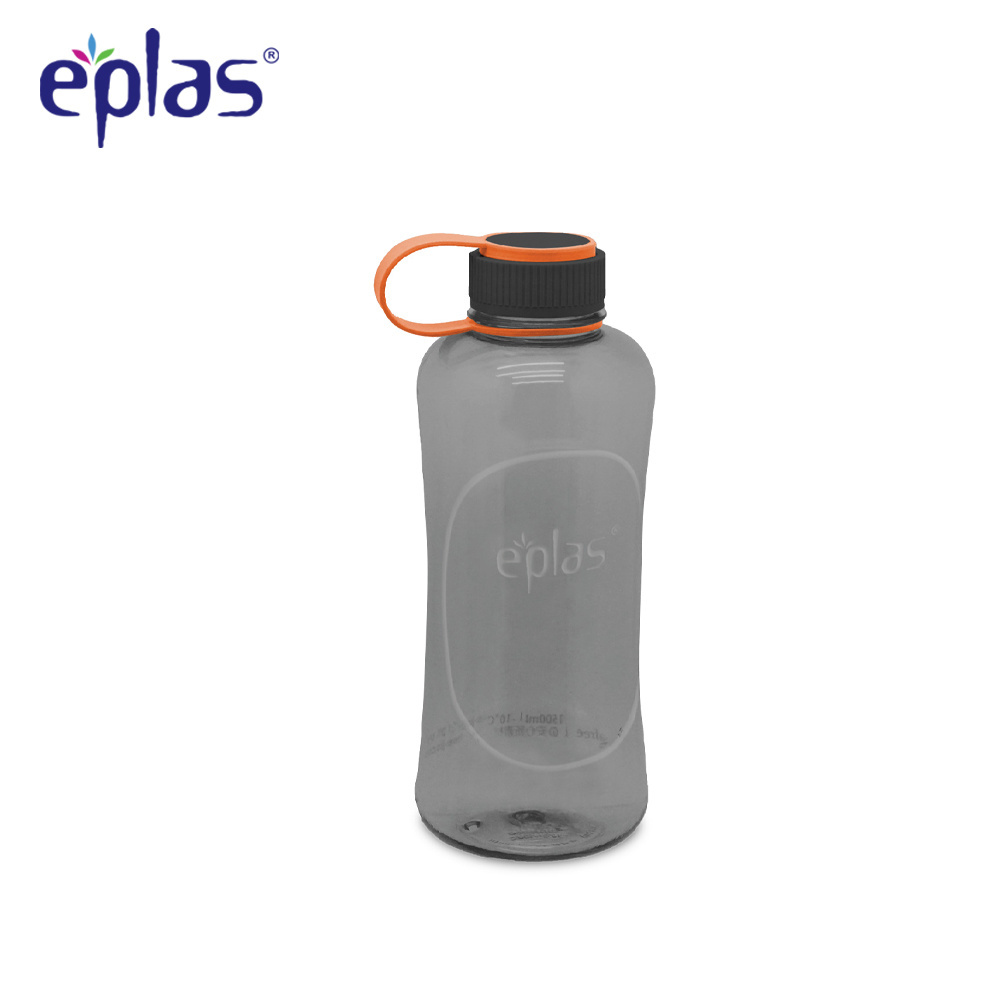 Eplas BPA Free Plastic Tritan Outdoor Bottle Clear Surface Sports Drinking Plastic Water Bottles With Handle Grip