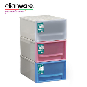 Elianware Detachable Multipurpose Stackable Plastic Drawer Storage Box Organiser Cabinet Storage Container Box Plastic Drawer