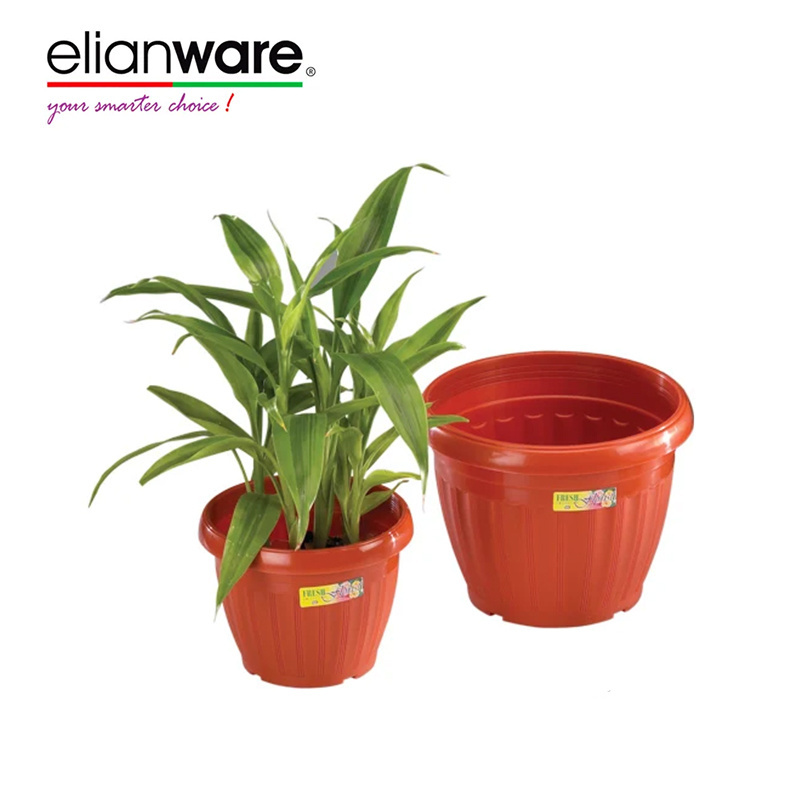 Excellent Quality Elianware Sturdy Large Garden Plastic Flower Plant Pot Perfect for Any Indoor or Outdoor Location