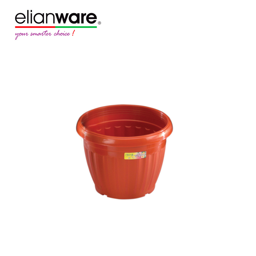 Elianware Sturdy Large Garden Plastic Flower Plant Pot Indoor Outdoor Home Nursery Planting Bulk Supplies from Malaysia