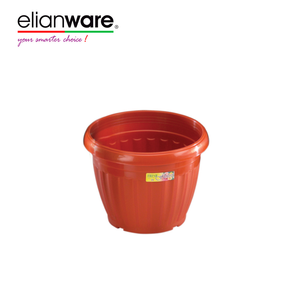 Elianware Sturdy Large Garden Plastic Flower Plant Pot Indoor Outdoor Home Nursery Planting Bulk Supplies from Malaysia