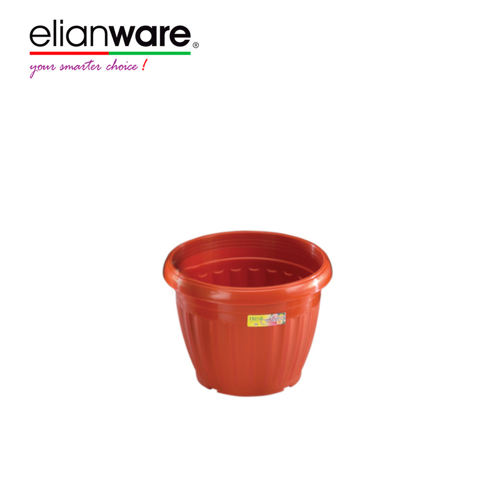 Elianware Sturdy Large Garden Plastic Flower Plant Pot Indoor Outdoor Home Nursery Planting Bulk Supplies from Malaysia