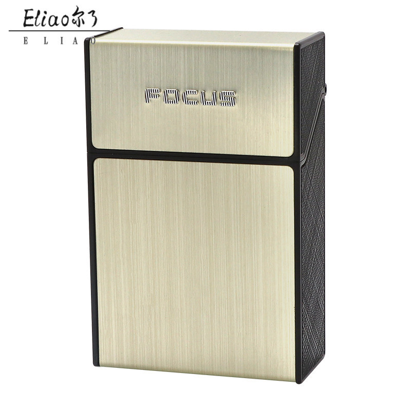 Erliao novel design luxury cigarette box nice case for cigarette box wholesale metal cigarette box