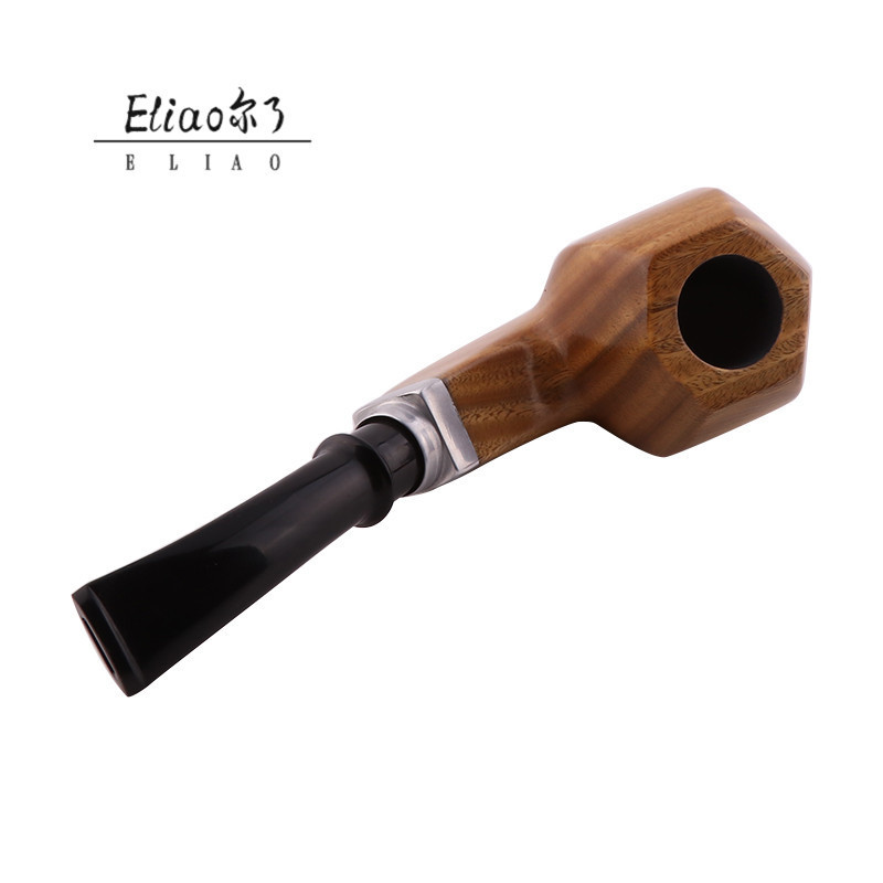 Erliao sandalwood tobacco pipe wood pipe smoking