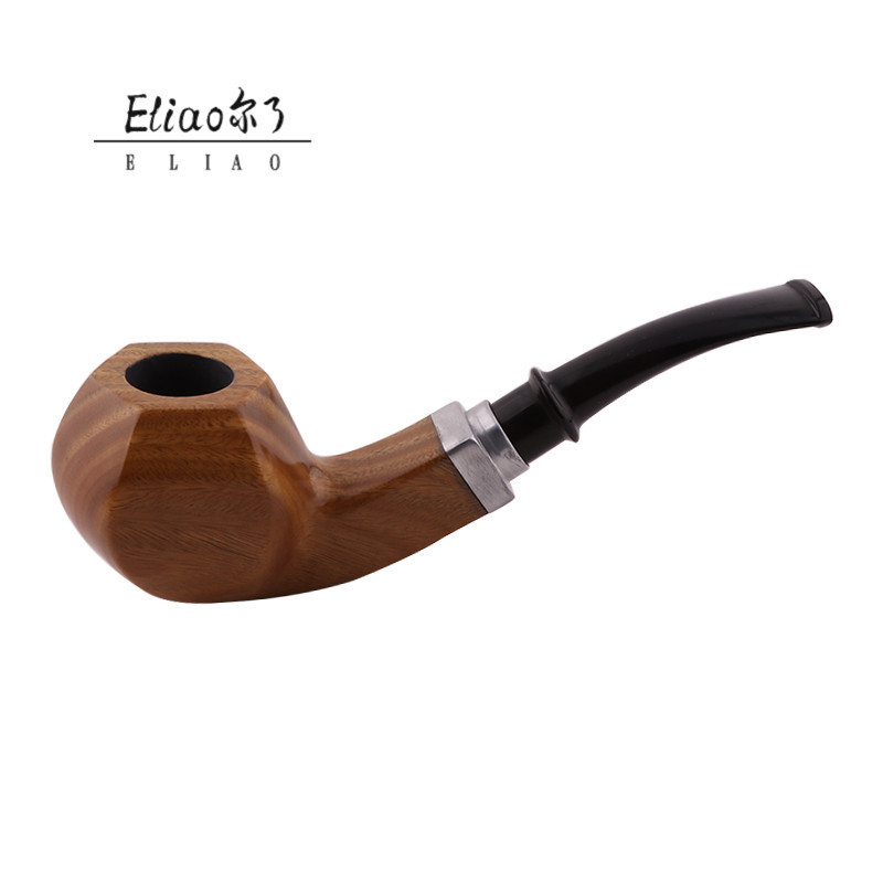 Erliao sandalwood tobacco pipe wood pipe smoking