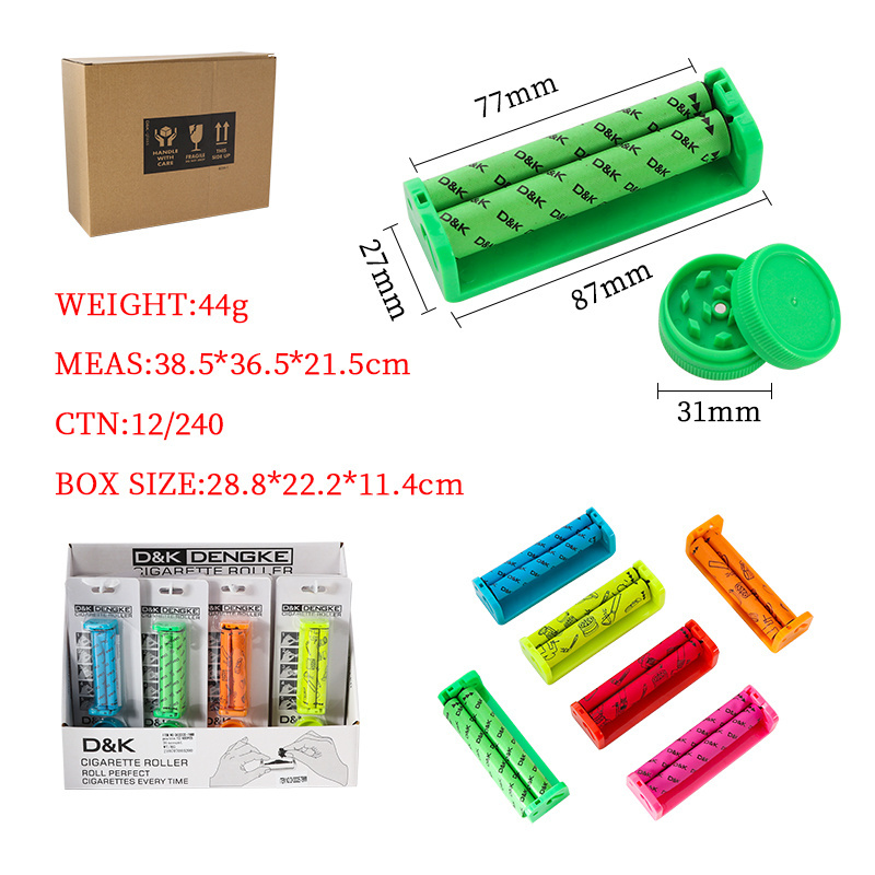 New Arrival 4 Colors Cigarette Rrolling Machine Portable Wholesale Manual Cigarette Roller for Tobacco Maker