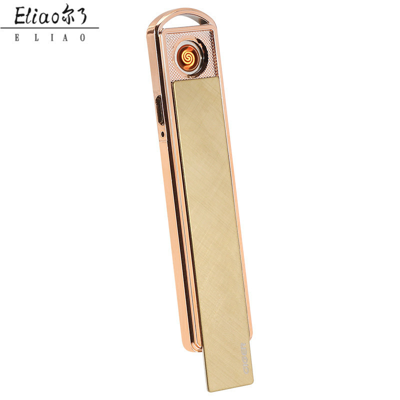 Yiwu Erliao new style  Lighter Custom Lighter Usb unique design Electric Lighter