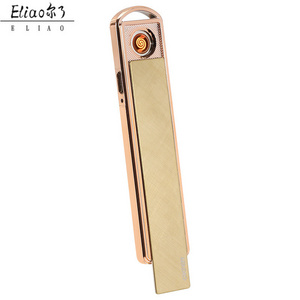 Yiwu Erliao new style  Lighter Custom Lighter Usb unique design Electric Lighter