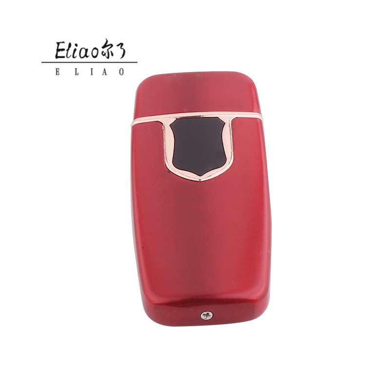 Erliao Classic style Hot selling  USB lighter Good workmanship Metal fingerprint lighter Charging lighter