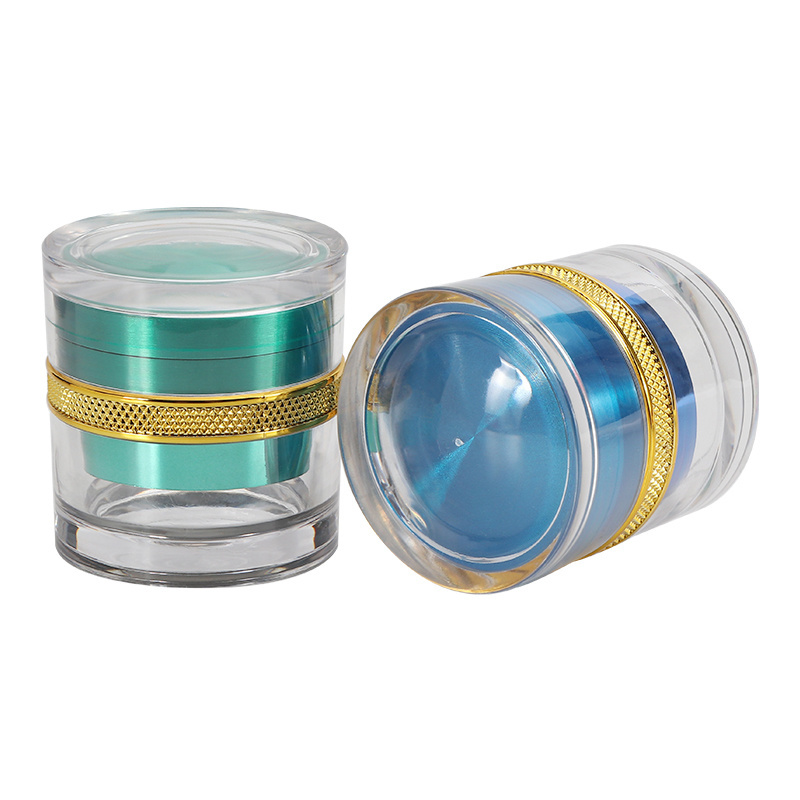 Erliao transparent color zinc alloy herb grinder custom logo magnetic lid tobacco metal grinder herb dry spice crusher