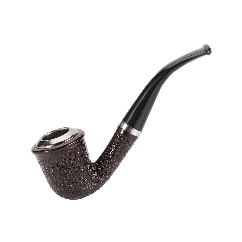 Yiwu Erliao vintage smoking pipes hot selling pipes smoking tobacco resin resin smoking pipe tobacco