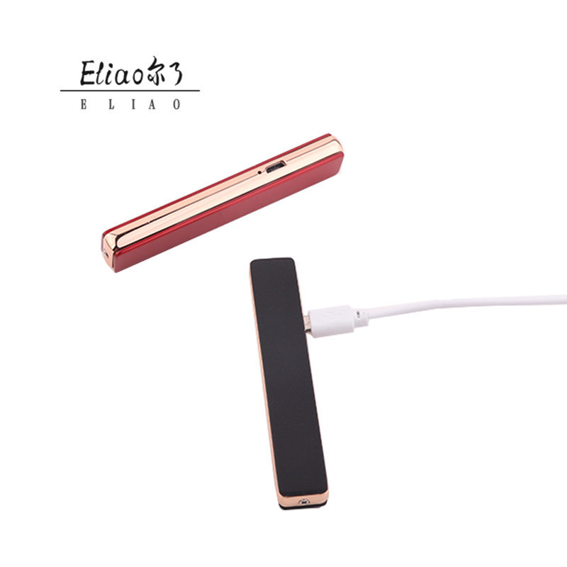 Erliao New Popular Hot selling USB lighter for smoking Novel Design Metal lighter