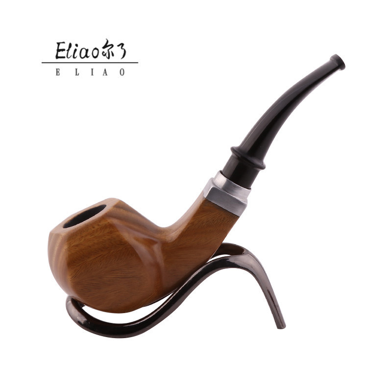 Erliao sandalwood tobacco pipe wood pipe smoking