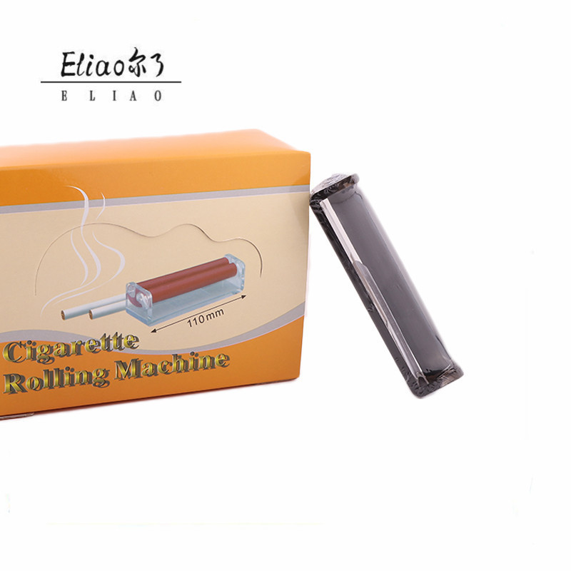 Yiwu Erliao 110mm tobacco rolling machine wholesale plastic rolling machine manual type cigarette rolling machine