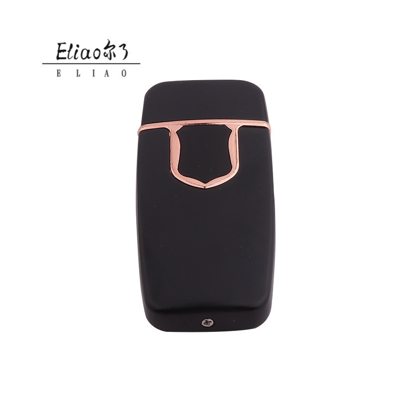 Erliao Classic style Hot selling  USB lighter Good workmanship Metal fingerprint lighter Charging lighter