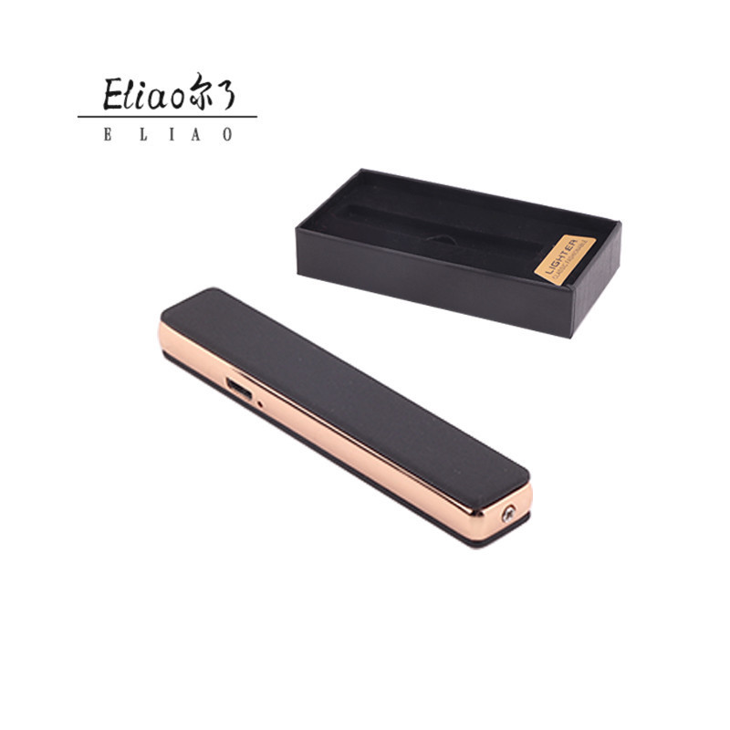 Erliao New Popular Hot selling USB lighter for smoking Novel Design Metal lighter