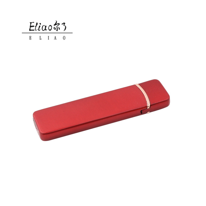 Erliao Factory Direct New style  USB lighter Novel Design Metal fingerprint lighter