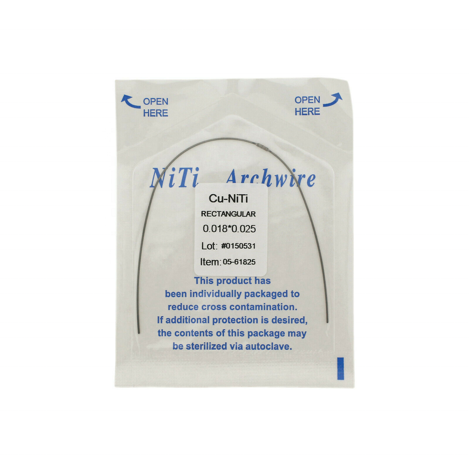 Orthodontics Cu Niti Archwire Copper Archwire