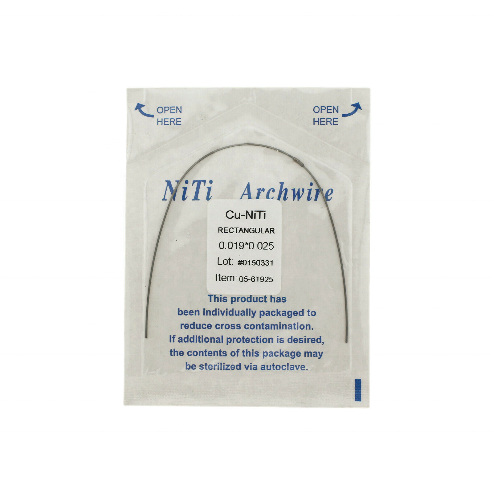 Orthodontics Cu Niti Archwire Copper Archwire