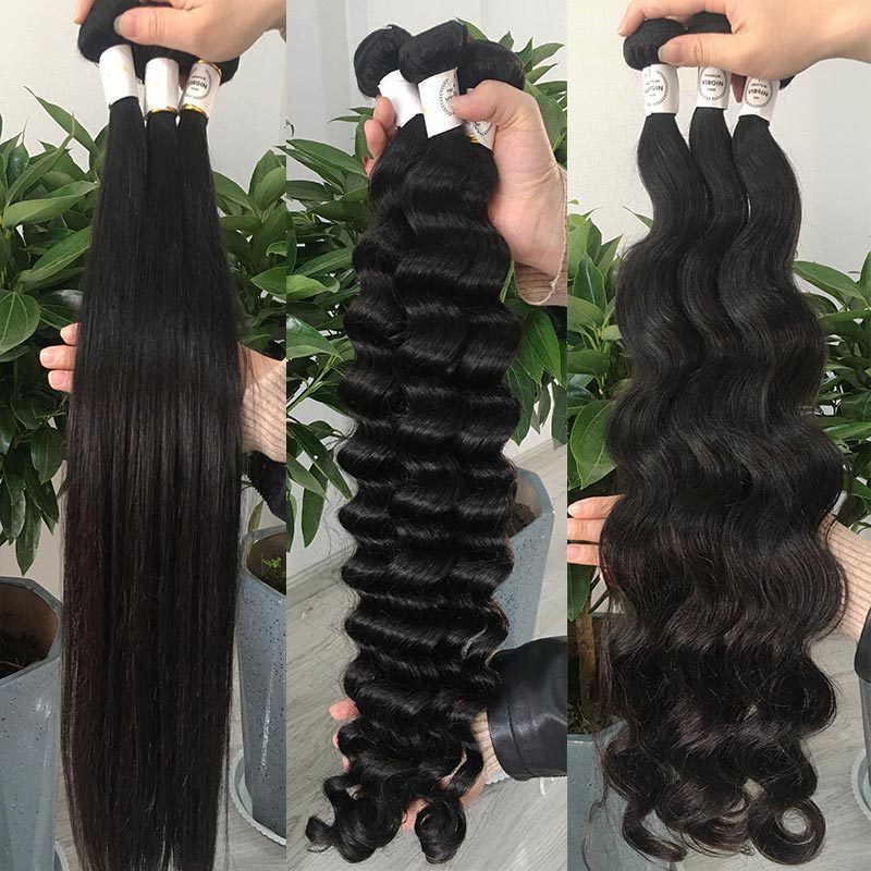 Sample Hair Bundles Human Hair Weft ,Wholesale 10A Unprocessed Raw Virgin Brazilian Hair, Brazilian Virgin Hair Vendors