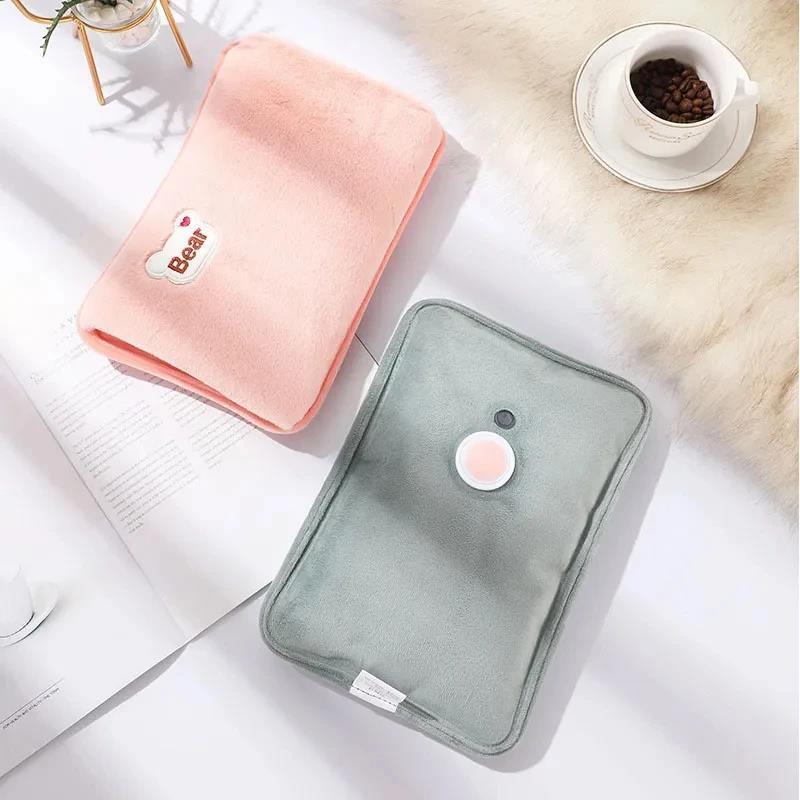 Cute Cat Paw Rechargeable Hand Warmer Built-in 1200mAh Battery for Kids Adults Fast USB Heater for Camping Office School