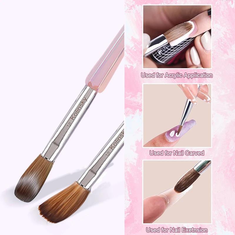 3Pcs/Set Nails Art Painting Brush For Manicure UV Gel Extension Builder Petal Flower Drawing Pen Nail Accessories Tools