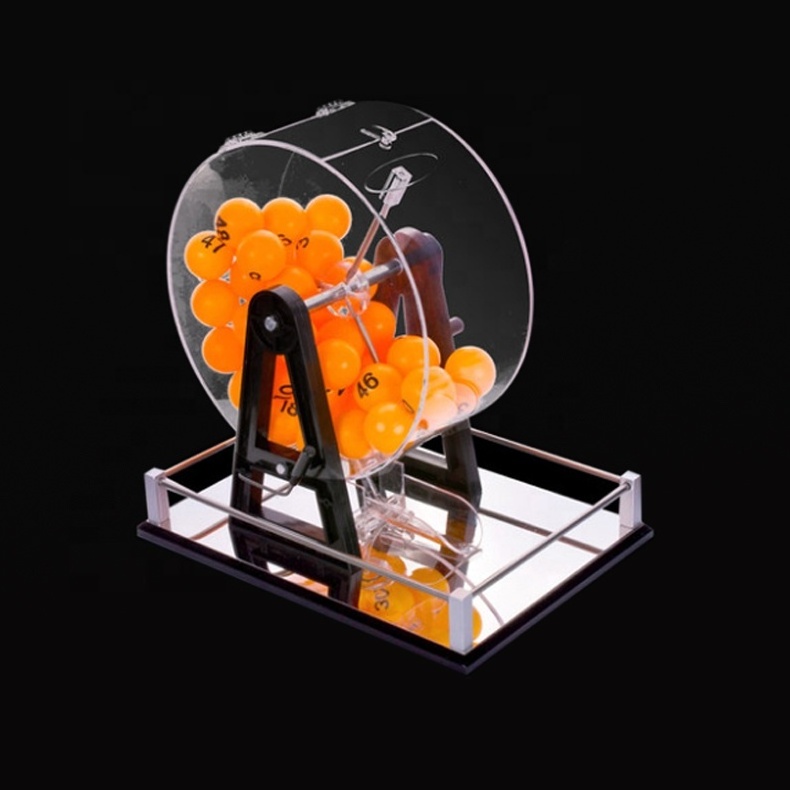 Manual Lottery Machine/Bingo Machine/acrylic bingo for 50balls