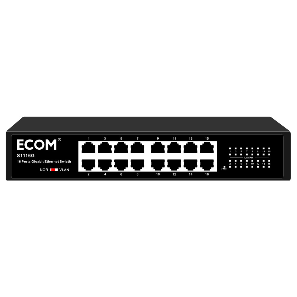 ECOM S1108GV 8*1000Mbps Ports Gigabit Ethernet VLAN Switch 5 RJ45 ports DesktopFast Network Switch LAN Hub Switch Ethernet