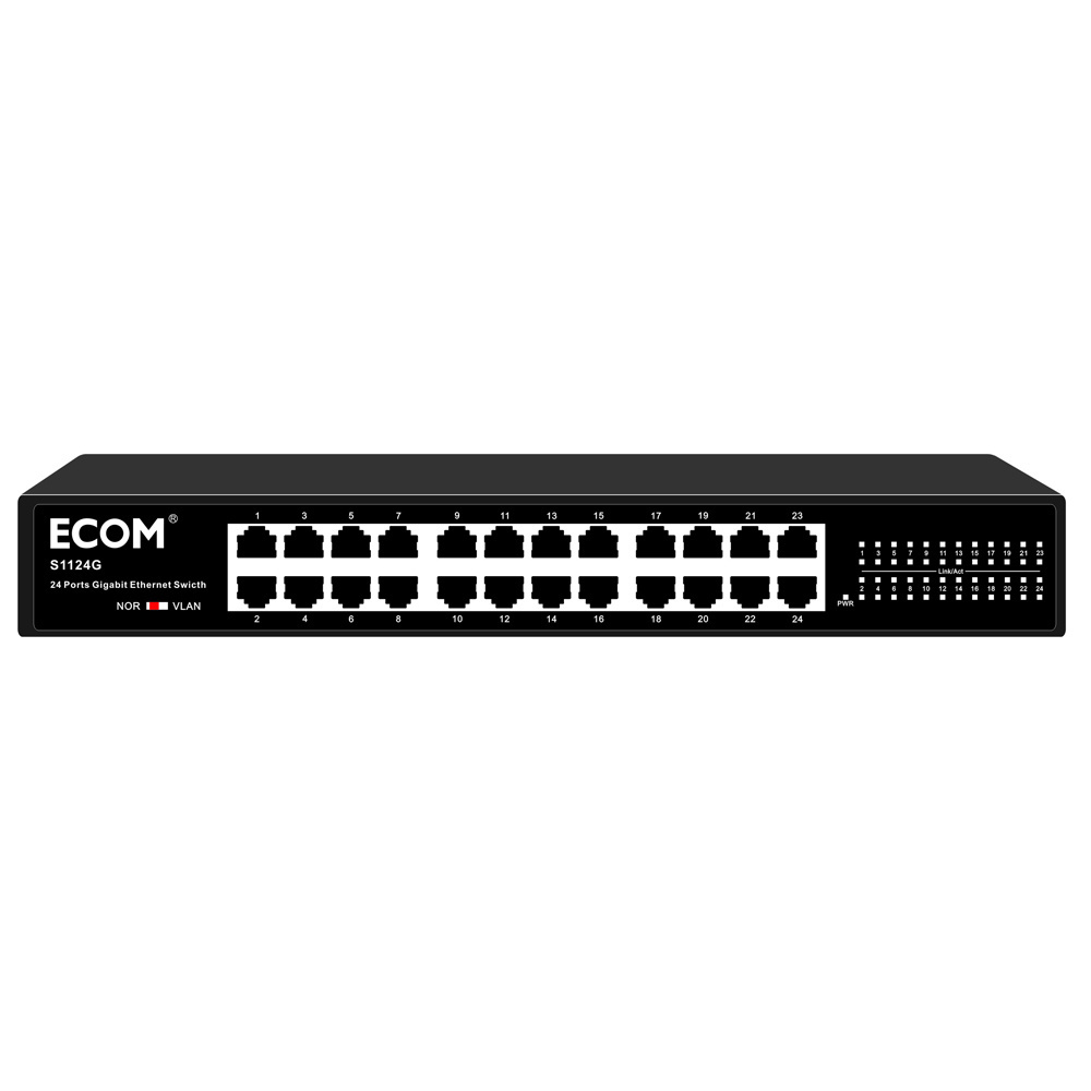 ECOM S1108GV 8*1000Mbps Ports Gigabit Ethernet VLAN Switch 5 RJ45 ports DesktopFast Network Switch LAN Hub Switch Ethernet