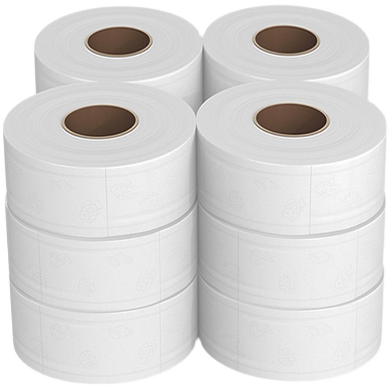 Premium Quality Wholesale Cheap Price Cuteleaf Branded Mage Pack Big Jumbo Roll Toilet Tissue Paper