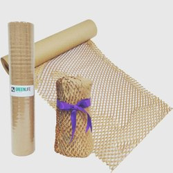 Biodegradable Eco-friendly Wrap Bubble Protector Shockproof Wrapping Paper Recyclable Honeycomb Packaging Cushion Paper Roll